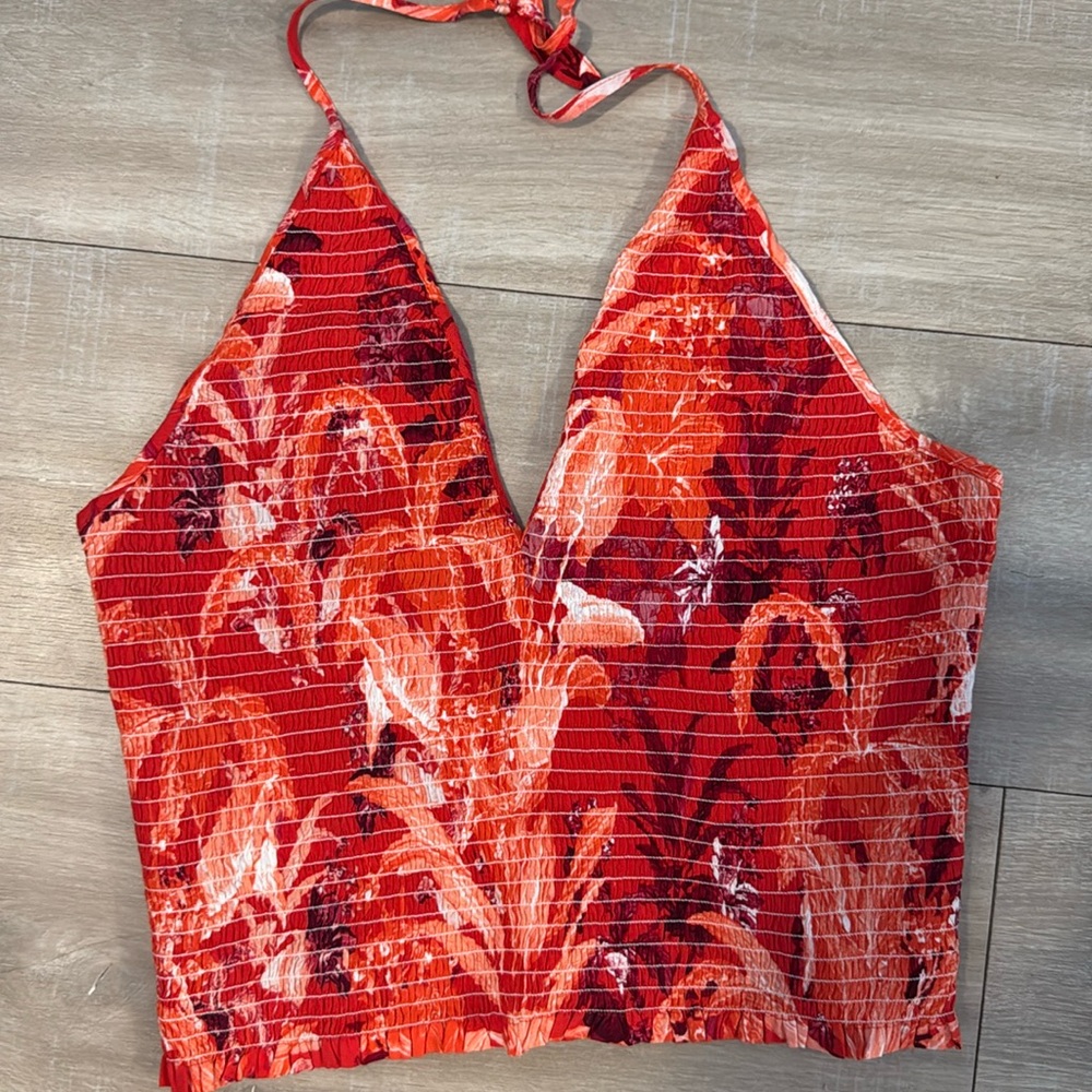 Guess Tropical halter top